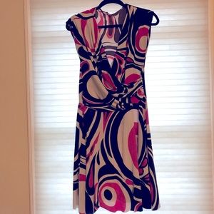 Pink multi dress. Size xl.
